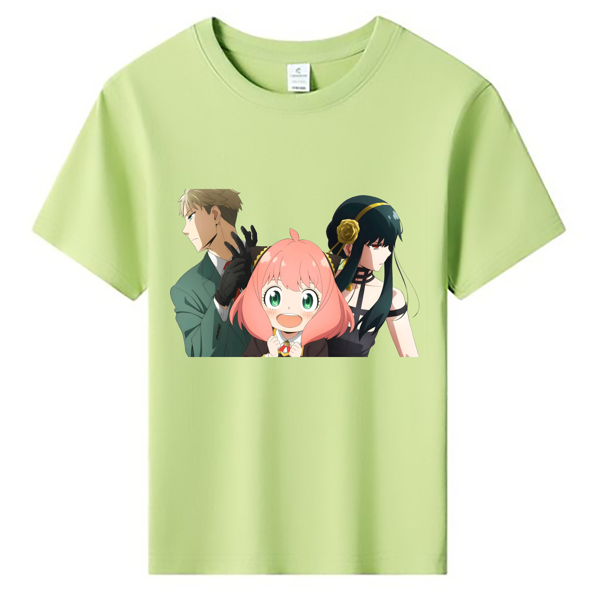 （画像用） SPY×FAMILY间谍家家酒 綿100％キッズTシャツ（フロントプリント）
